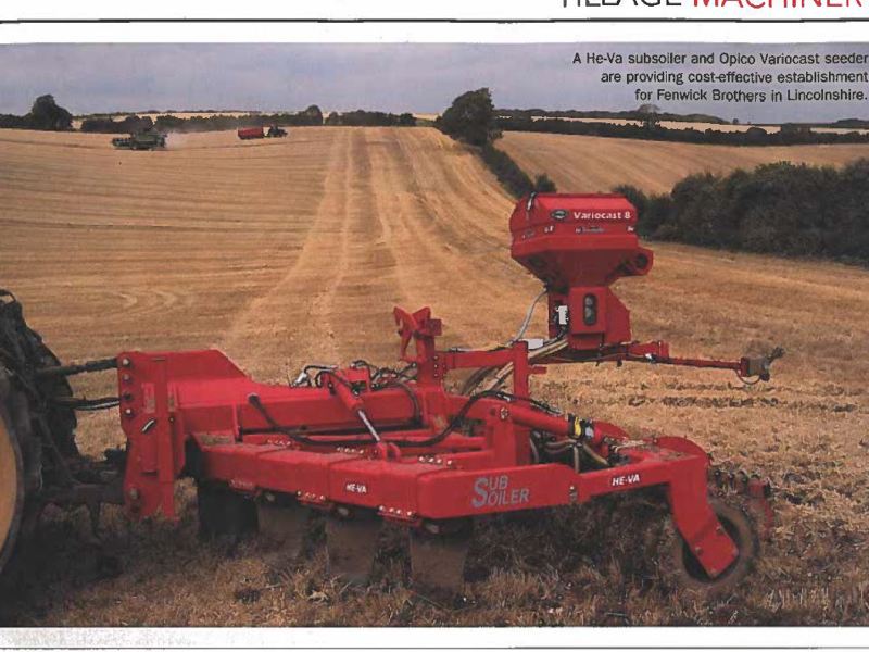 HE-VA Subsoiler: Cost Effective OSR establishment