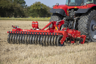 Stealth low disturbance subsoiler v profile roller