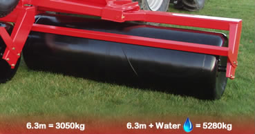 Water ballastable rolls