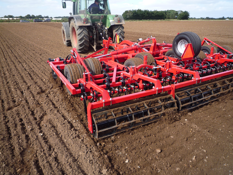 Display of various options to tailor HeEVA Euro-Tiller to individual farm soil type specifications