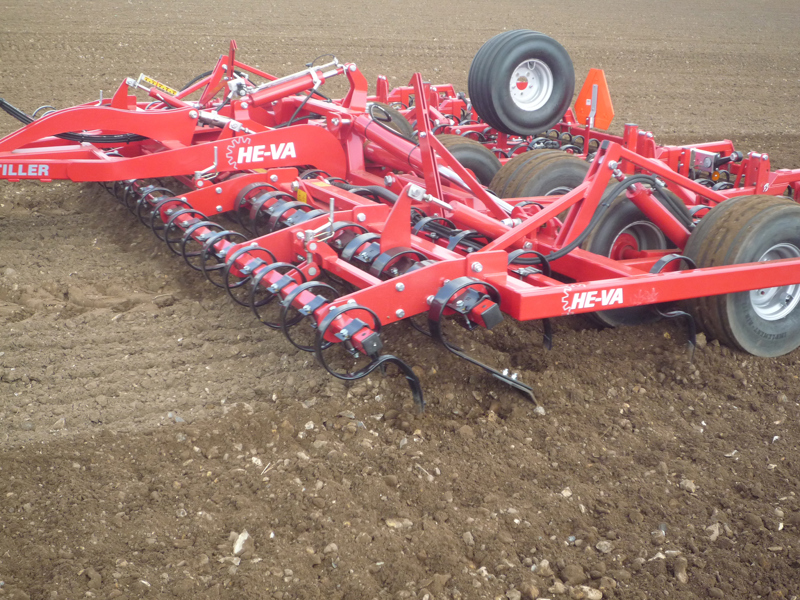 Spring tines and Shattaboard fitted to HE-VA Euro-Tiller