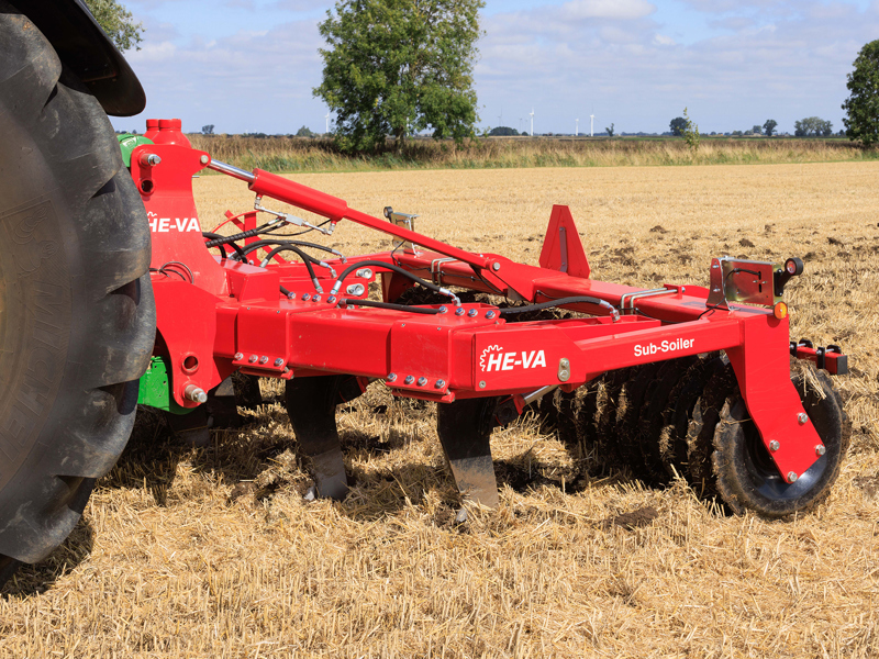 3m, 5 leg HE-VA Subsoiler in ground